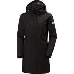 Długi płaszcz damski Helly Hansen Aden. Czarne płaszcze damskie Helly Hansen, uniwersalny, bez wzorów, z materiału, eleganckie, bez kołnierzyka, bez kaptura. Za 630.00 zł.