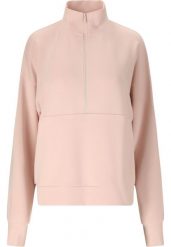 Bluza damska z zamkiem 1/2 Athlecia Jillnana. Brązowe bluzy damskie Athlecia, bez wzorów, z materiału, eleganckie, bez ramiączek, bez kaptura. Za 269.50 zł.