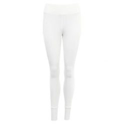 Damskie legginsy jeździeckie z pełną przyczepnością BR Equitation Mandy. Białe legginsy damskie BR, bez wzorów, z elastanu. Za 386.00 zł.