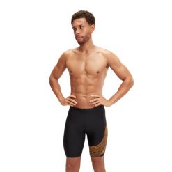 Kąpielówki spodenki męskie do pływania na basen Speedo Medley Logo Jammer AM. Brązowe kąpielówki męskie Speedo, m, bez wzorów. Za 327.57 zł.