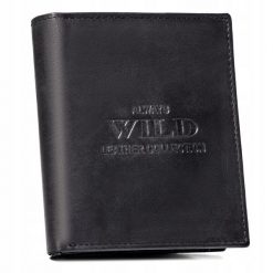 Portfel skórzany Always Wild AW-N890-MAL czarny. Czarne portfele męskie Always Wild, bez wzorów, ze skóry. Za 45.00 zł.