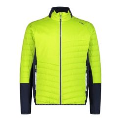 Kurtka hybrydowa CMP. Zielone kurtki męskie CMP, bez wzorów, z nylonu, bez kaptura. Za 489.75 zł.