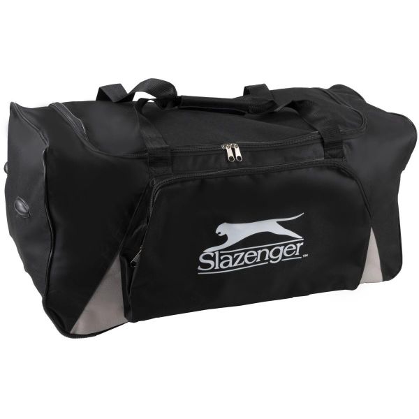Torba sportowa Slazenger z kółkami. Czarne torby sportowe męskie Slazenger, bez wzorów. Za 117.00 zł.