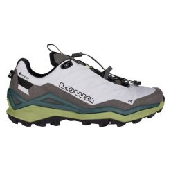 Półbuty LOWA MADDOX PRO GTX LO SL. Szare półbuty męskie Lowa, bez wzorów, z gore-texu, bez obcasa, bez zapięcia. Za 821.10 zł.