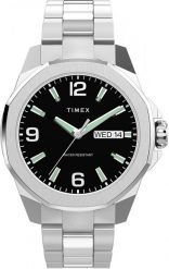 Zegarek męski Timex TW2W92700 srebrny. Szare zegarki męskie Timex, bez wzorów, srebrne. Za 906.23 zł.