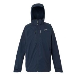 Męska Wodoodporna Kurtka Calderdale VI. Niebieskie kurtki męskie Regatta, m, bez wzorów, sportowe, bez kaptura. Za 155.99 zł.