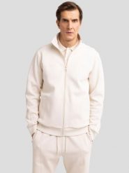 Bluza męska rozpinana ze stójką kremowa Wlador 103. Białe bluzy męskie BIG STAR, l, bez wzorów, z dzianiny, klasyczne, bez ramiączek, bez kaptura. W wyprzedaży za 199.99 zł.