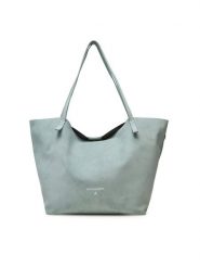 Patrizia Pepe Torebka 2B0130/L153 Turkusowy. Niebieskie shopperki damskie Patrizia Pepe, bez wzorów, ze skóry, bez dodatków. Za 709.99 zł.