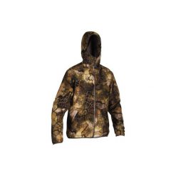 Kurtka myśliwska SILENT Imper 500 camo. Brązowe kurtki męskie SOLOGNAC, m, bez wzorów, z materiału, bez kaptura. Za 199.99 zł.
