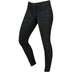 Damskie jeansy do jazdy konnej z naszywkami na kolanach Dublin Shona. Czarne jeansy damskie DUBLIN, z aplikacjami, z jeansu, sportowe. Za 412.00 zł.