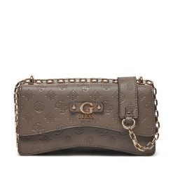 Torebka Guess. Brązowe torebki do ręki damskie Guess, z aplikacjami, bez dodatków. Za 319.99 zł.