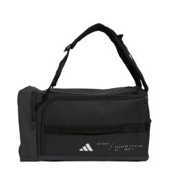 TORBA HYBRID DUFFEL. Czarne torby sportowe męskie Adidas, bez wzorów, z materiału, do ręki. Za 349.00 zł.
