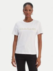 Marciano Guess T-Shirt 6RGI04 6008A Biały Regular Fit. Białe t-shirty damskie Marciano Guess, m, z aplikacjami, z bawełny, bez kołnierzyka, bez ramiączek. Za 269.99 zł.