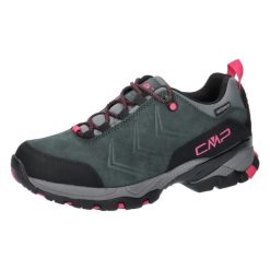 Damskie buty trekkingowe CMP Melnick WP Low. Czarne obuwie trekkingowe damskie CMP, z gumy, bez zapięcia. Za 397.10 zł.