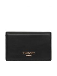 TWINSET Portfel 252TL8013 Czarny. Czarne portfele damskie Twinset, ze skóry. Za 359.99 zł.