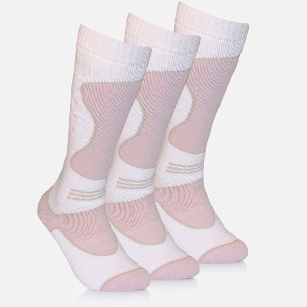 Skarpety Damskie Zimowe Narciarskie Zestaw 3 sztuk SURFANIC Pro Tech Różowe. Białe rękawiczki damskie Surfanic, bez wzorów. Za 109.99 zł.