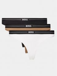 Boss Komplet 3 par stringów 50510030 Kolorowy. Majtki damskie Boss, z bawełny. Za 219.99 zł.
