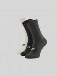4F Skarpetki długie (3-pack) męskie - multikolor 39-42. Skarpety męskie 4F, bez wzorów. Za 59.99 zł.