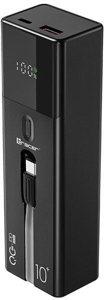 Powerbank Tracer Quant 100 W PD+QC 10000 mAh Czarny (TRABAT47641). Czarne powerbanki Tracer. Za 118.84 zł.