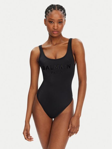 Balmain Strój kąpielowy BKBG72100 Czarny. Czarne stroje kąpielowe damskie Balmain, bez wzorów, z syntetyku. Za 1,949.00 zł.