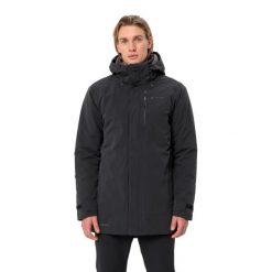 Wełniana parka VAUDE Idris II. Czarne parki męskie Vaude, na zimę, m, bez wzorów, z wełny, bez kołnierzyka, bez kaptura. W wyprzedaży za 1,707.65 zł.