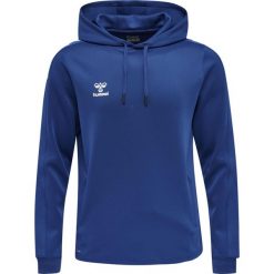 Bluza do piłki ręcznej dla dorosłych Hummel hml CORE XK poly z kapturem. Niebieskie bluzy męskie Hummel, m, bez wzorów, sportowe, bez ramiączek, z kapturem. Za 191.00 zł.