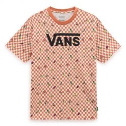 Koszulka sportowa damska Vans Fruit Checkerboard. Brązowe koszulki sportowe damskie Vans, s, bez wzorów, z bawełny, bez ramiączek. Za 343.00 zł.