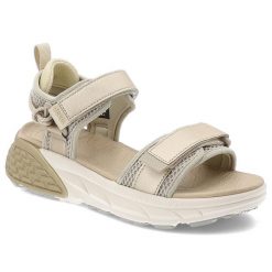 Beżowe Sandały Jeep Stylowe Sportowe Obuwie Damskie. Brązowe obuwie sportowe damskie Jeep, na lato, bez wzorów, bez zapięcia, trekkingowe. Za 289.00 zł.