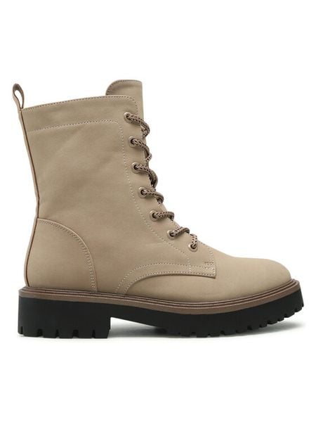 Jenny Fairy Trapery WS5896-04 Beżowy. Brązowe trapery damskie Jenny Fairy, ze skóry, bez zapięcia. Za 129.99 zł.