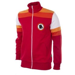 Kurtka/bluza retro piłkarska dla dorosłych - AS Roma 1979-80 - Czerwona. Czerwone kurtki męskie COPA FOOTBALL, xl, bez wzorów, retro, bez kaptura. Za 426.11 zł.