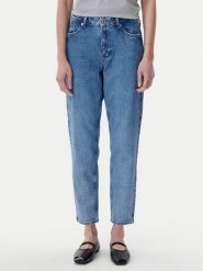Karl Lagerfeld Jeans Jeansy A1W10122 Niebieski Mom Fit. Niebieskie jeansy damskie Karl Lagerfeld Jeans, bez wzorów, z bawełny. Za 319.99 zł.