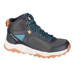 Buty trekkingowe męskie, Columbia Trailstorm Ascend Mid WP. Czarne buty zimowe męskie Columbia, bez wzorów, z gumy, bez obcasa, bez zapięcia. Za 339.99 zł.