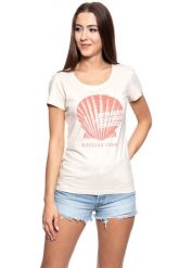 MUSTANG T SHIRT DAMSKI Alexia C Print 1009394 3248. Białe t-shirty damskie Mustang, s, bez wzorów, bez kołnierzyka, bez ramiączek. W wyprzedaży za 39.99 zł.