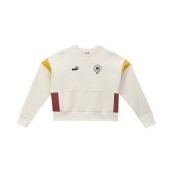 Damska bluza z okrągłym dekoltem Deutscher Handball Bund Archive PUMA. Białe bluzy damskie Puma, xl, bez wzorów, sportowe, bez ramiączek, bez kaptura. Za 319.20 zł.