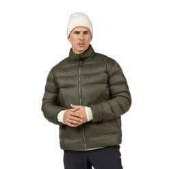 Kurtka puchowa Rossignol Aretu. Zielone kurtki męskie Rossignol, m, bez wzorów, z puchu, bez kaptura. Za 1,051.50 zł.