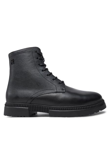 Tommy Hilfiger Kozaki Comfort Tl Texture Lth Boot FM0FM05182 Czarny. Czarne buty zimowe męskie Tommy Hilfiger, bez wzorów, ze skóry, bez obcasa, bez zapięcia. Za 669.99 zł.
