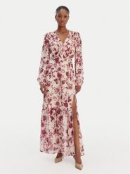 Guess Sukienka wieczorowa W6RK39 WJ712 Écru Regular Fit. Sukienki damskie Guess, s, z aplikacjami, z syntetyku, wizytowe, bez kołnierzyka, bez ramiączek. Za 699.99 zł.