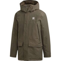 MĘSKA PARKA ADIDAS ORIGINALS (M). Parki męskie Adidas, na zimę, m, bez wzorów, z nylonu, sportowe, bez kołnierzyka, bez kaptura. W wyprzedaży za 569.99 zł.