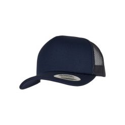 Czapka Trucker courbé en mousse Flexfit YP Classics. Niebieskie czapki damskie FLEXFIT, bez wzorów, eleganckie. Za 87.00 zł.