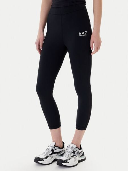 EA7 Emporio Armani Legginsy 7W000932 AF21580 UC001 Czarny Slim Fit. Czarne legginsy damskie EA7 Emporio Armani, bez wzorów, z syntetyku. Za 429.99 zł.