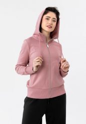 Bluza na zamek B-ALEXA. Bluzy damskie Volcano, m, bez wzorów, z bawełny, klasyczne, bez ramiączek, z kapturem. Za 169.99 zł.