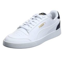 Męskie Buty Sportowe Shuffle. Białe buty sportowe męskie Puma, na zimę, bez wzorów, bez zapięcia. Za 284.99 zł.