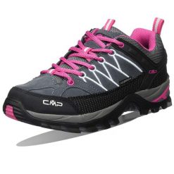 Buty trekkingowe damskie CMP Rigel Low. Czarne obuwie trekkingowe damskie CMP, z materiału, bez zapięcia. W wyprzedaży za 359.99 zł.