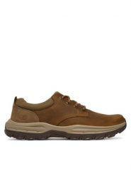 Skechers Trekkingi Knowlson 204920 DSRT Brązowy. Brązowe buty zimowe męskie Skechers, bez wzorów, ze skóry, bez obcasa, bez zapięcia. Za 319.99 zł.