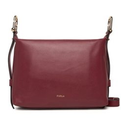 Torebka Furla. Czerwone listonoszki damskie Furla, bez wzorów, bez dodatków. Za 1,769.00 zł.