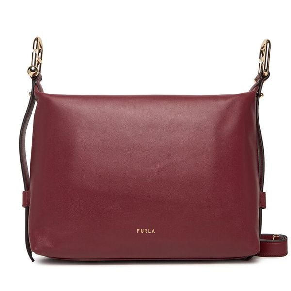Torebka Furla. Czerwone listonoszki damskie Furla, bez wzorów, bez dodatków. Za 1,769.00 zł.