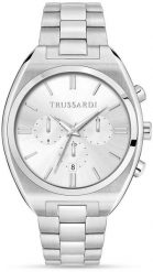 Zegarek Trussardi Zegarek Męski Trussardi R2453159003 ( 44 mm). Zegarki męskie TRUSSARDI, bez wzorów. Za 390.53 zł.
