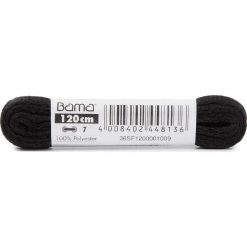 Sznurówki do obuwia BAMA - Sport SF120 Black 009. Czarne piżamy męskie Bama, bez wzorów, z materiału, bez kołnierzyka, bez ramiączek. Za 4.99 zł.