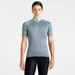 Koszulka rowerowa damska Pedal Through It. Szare koszulki sportowe damskie Dare 2B, l, bez wzorów, z jersey, bez ramiączek. W wyprzedaży za 159.99 zł.