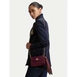 Torebka LAUREN RALPH LAUREN. Czerwone listonoszki damskie Lauren Ralph Lauren, bez wzorów, bez dodatków. Za 1,199.00 zł.